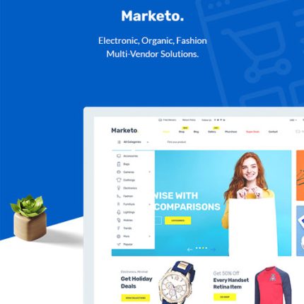 Marketo GPL Theme Download Latest Version