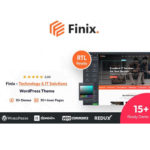 Finix GPL Theme – Best for Technology & IT Solutions